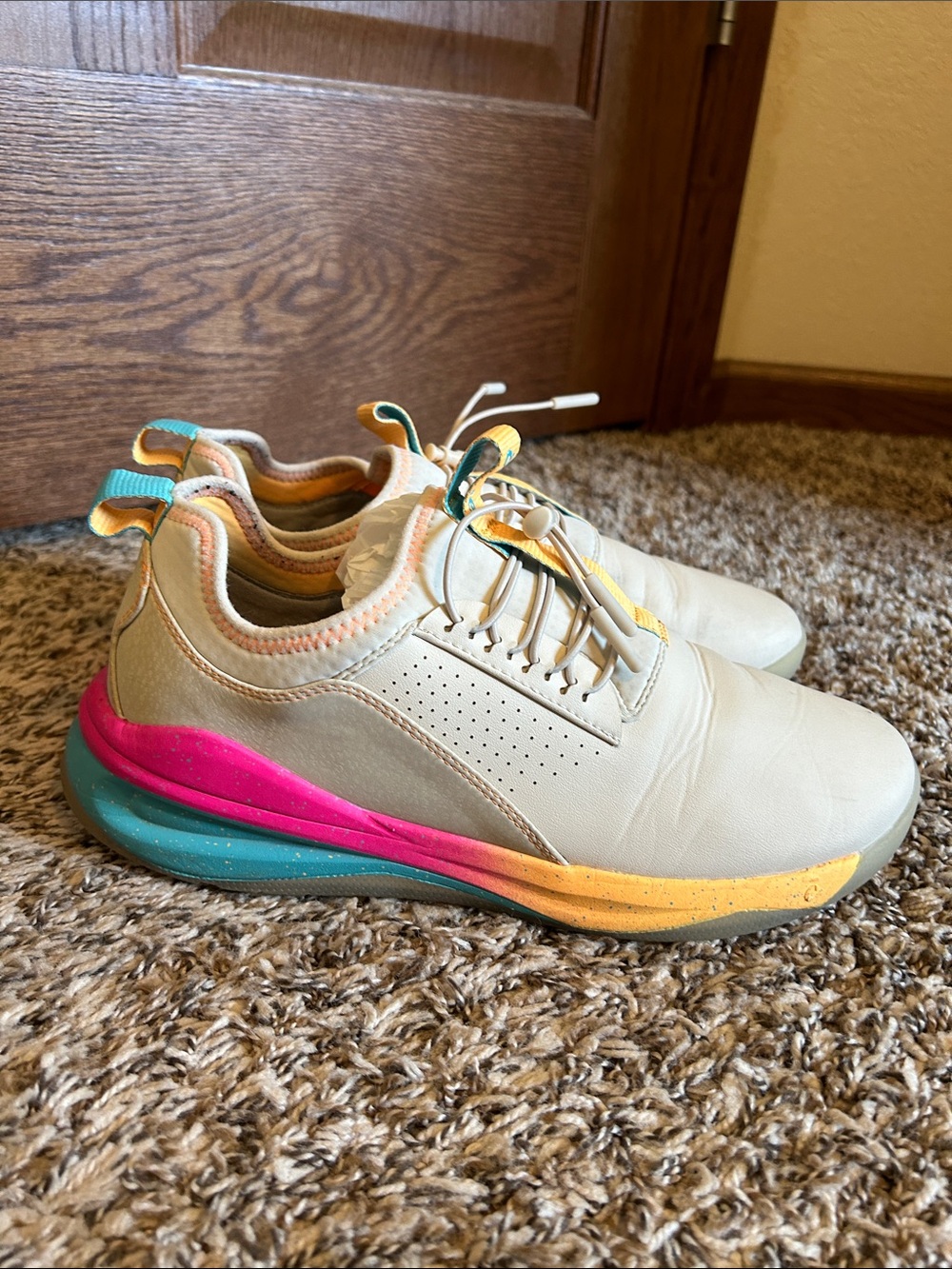 Clove Nursing Shoes Sneakers Rainbow Sole Healthcare Work 10 - Picture 2 of 8